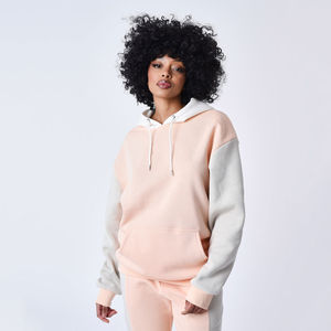 Logo personnalisable imprimé femmes surdimensionné lourd polaire sweats à capuche Streetwear style décontracté manteau d'hiver à capuche - Product Image 6
