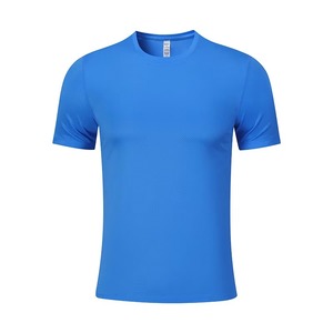 Camiseta deportiva de secado rápido Impresión personalizada Diseño de personalidad Camiseta de poliéster de cuello redondo para exteriores Patrón de logotipo de equipo bordado - Product Image 2