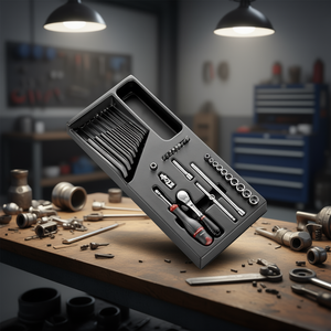 Module de douilles hexagonales métriques Facom 36 pièces 1/4'' - Product Image 3