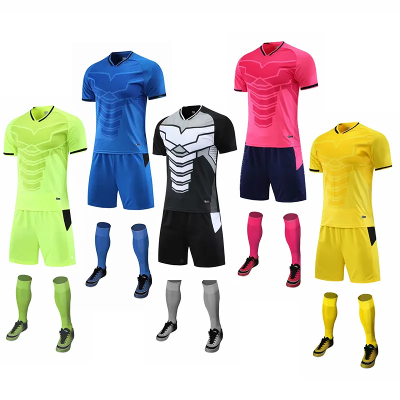 EW-Conjunto de camisetas de fútbol para hombre y niño, de secado rápido UNIFORMES DE EQUIPO, ropa deportiva de fútbol, 2023