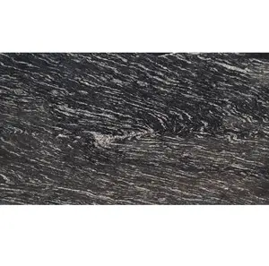 インドからのプレミアム品質の天然川黒花崗岩OEMカスタマイズされた絶対黒花崗岩タイル供給