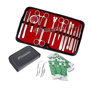 Lot de 20 pièces en acier inoxydable de qualité supérieure pour la biologie, la biologie vétérinaire et la biologie marine avec CASE et les équipements gratuits de lames de scalpel - Product Image 3