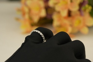 Bague pour femme en diamant de laboratoire de luxe, 1 carat, taille ronde, clarté VS1, certifiée IGI SGL, or, or rose, argent, tendance - Product Image 5