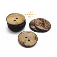 Boutons en Coque de Noix de Coco Vintage Écologiques en Gros - Logo Gravé, Forme Personnalisée, 2/4 Trous, Finition Polie pour Vêtements