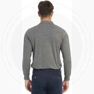 Polo de secado rápido 100% algodón para hombre, camisa de manga corta, ropa de Golf, Formal y de negocios - Product Image 3