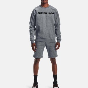 Sudadera con Capucha de Felpa Gruesa de 420 Gramos para Hombre, Color Sólido, Estilo Desgastado, Cuello Redondo - Product Image 3