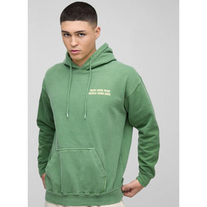 Streetwear unisexe personnalisé en gros sweat à capuche imprimé en 3D 100% sweats à capuche imprimés en coton pour hommes - Product Image 3