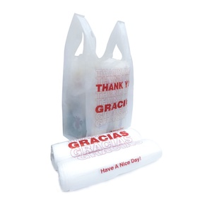 Bolsa de Plástico Ecológica de HDPE para Camisetas con Mensaje de Agradecimiento para Entrega de Comestibles en EE. UU., Atlanta, Libre de Impuestos - Product Image 3