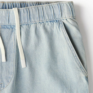 2025 New Embroidery Denim Washed Shorts Custom Design Custom Color Street Wear Denim Shorts Quick Dry Breathable Shorts - Product Image 2