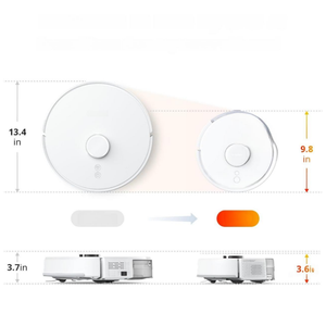 Mini Robot Aspirador K10 +, Base Autovaciable para 70 Días de Limpieza, Navegación LiDAR, Robot Aspirador y Combo de Fregona - Product Image 3