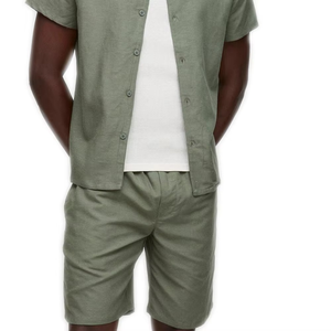 <b>Men</b> Custom <b>Beach</b> <b>Shirts</b> And Shorts Sets Summer Good Quality Outfit <b>Shirts</b> Sets <b>Men</b> Linen Casual Streetwear Two Piece Sets - Product Image 3