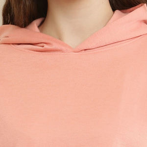 Ensemble 2 pièces décontracté et élégant pour femme, hiver, crop top, sweat à capuche et jogging, tendance, longueur courte, 100% coton, 2026 - Product Image 6