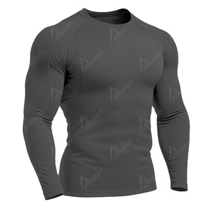 Camiseta de Compresión Transpirable para Hombre, con Logotipo Personalizado, de Secado Rápido, Cómoda, para Natación, Ropa Deportiva para Gimnasio. - Product Image 4