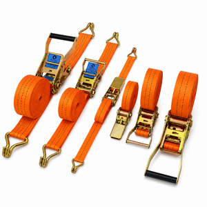 Sangle à cliquet en polyester haute ténacité certifiée CE PROVINA, longueur personnalisée (25 mm-100 mm) pour la fixation de cargaisons de camions, usage intensif - Product Image 1