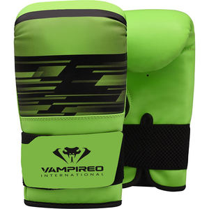 Gants de boxe professionnels en cuir PU de 12oz 16oz pour adultes Poignées avec logo personnalisé Matériau en cuir véritable Conception d'entraînement HSVI - Product Image 1