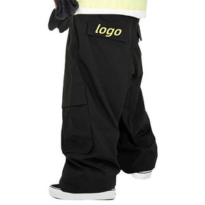 Snow Ski Pants New Waterproof Windproof Breathable Heated Plus Size Detachable Printed -Tex Outdoor Hip-hop Baggy Men - Product Image 3