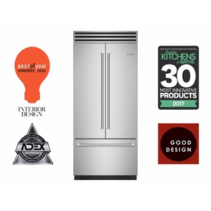 Refrigerador de Puerta Francesa Bluestar BBBF361C de 36 Pulgadas, 22.2 Pies Cúbicos Compresores Dobles de Gran Capacidad, Evaporadores Eléctricos de Acero Inoxidable - Product Image 5