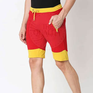 กางเกงขาสั้นผ้าฝ้ายสีทึบน้ำหนักเบาแห้งเร็วออกแบบได้ตามต้องการ100% - Product Image 3