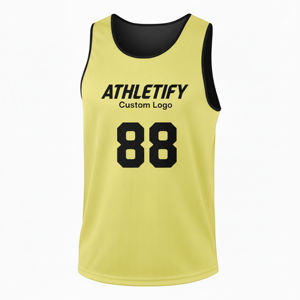 Camisetas de Baloncesto Personalizadas OEM ODM, Uniformes de Equipo Reversibles para Hombre, 100% Poliéster, Malla Transpirable de Secado Rápido, Impresión Digital. - Product Image 1