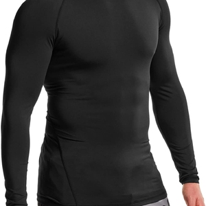 Chemise de compression de gymnastique et vêtements en jersey à manches longues T-shirts Vêtements de sport Chemise à séchage rapide et fitness à la traîne - Product Image 3
