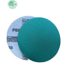 150mm Ceramic Green Sanding <b>Discs</b> 6inch Film Backed Automotive Grit Sandpaper OEM Manufacturer - Product Image 4