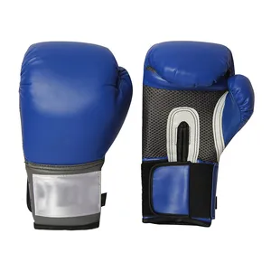 2024 Gants de boxe en cuir véritable personnalisés OEM Excellentes performances de protection Gants de boxe en peau de vache avec prix de gros