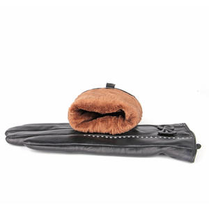 Guantes de Invierno para Mujer, Estilo Básico, Piel de Oveja, Puños con Volantes, Material de PU, Pantalla Táctil, Aptos para Conducir, Deportes, Esquí, Uso Diario - Product Image 2