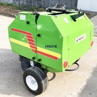 Presse à balles compacte ronde pour foin, mini-pressoir à paille, entraînement par prise de force, attelage 3 points