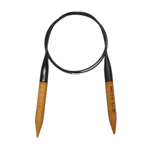 Aiguille à tricoter circulaire en bois personnalisée, qualité supérieure, finition lisse, design ergonomique, idéale pour les commandes en gros, US 6 4 mm - Product Image 1