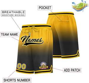 Nouveau logo personnalisé avec design par sublimation Short de basket-ball en tissu à séchage rapide respirant en maille de polyester Short évacuant l'humidité - Product Image 2