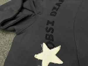 Sweat à capuche d'hiver en coton biologique de haute qualité pour homme, respirant, imprimé sérigraphié devant et derrière, col à capuche, poche unie - Product Image 3