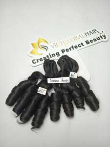 Extensiones de cabello camboyano virgen de doble dibujado superventas, cabello humano de trama hinchable de Color Natural de alta calidad - Product Image 3