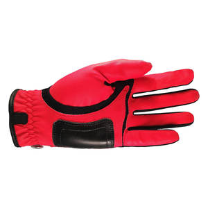 Guante de golf de piel de oveja de compresión para hombre Premium con ajuste universal para mano izquierda Color rojo - Product Image 6