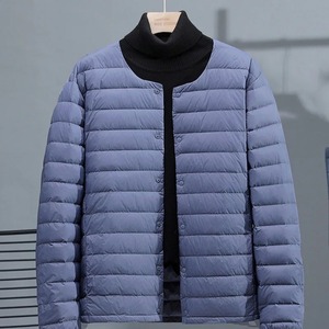 Chaqueta con cremallera personalizada al por mayor para hombre, chaqueta de invierno informal OEM de tendencia, chaqueta acolchada impermeable informal de fabricante - Product Image 1