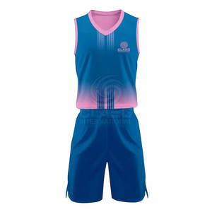 Vêtements de sports de plein air 2025 polyester matériel de haute qualité poids léger meilleure conception logo personnalisé uniforme de basket-ball - Product Image 2