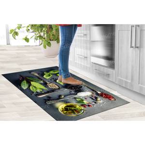 Tapis aux herbes et aux épices, tapis imprimé pour décoration moderne, tapis fin non tissé - Product Image 1