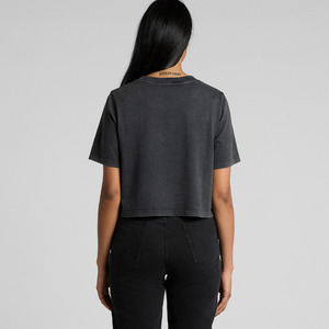 เสื้อยืดครอปทรงวินเทจสำหรับผู้หญิง ปี 2026 คุณภาพสูง น้ำหนักเบา ผ้าฝ้ายนุ่ม ระบายอากาศได้ดี ทรงปกติ เป็นมิตรกับสิ่งแวดล้อม - Product Image 2