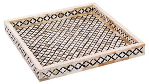 Plateau en incrustation d'os de bonne conception, fabriqué en matériau d'incrustation d'os, pièce de la plus haute qualité et accessoires pour la maison et la cuisine - Product Image 3