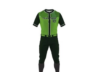 Customized Logo Breathable Team Wear Uniform Customized Logo Printing Top Quality Sports Wear Baseball Uniform - Product Image 1