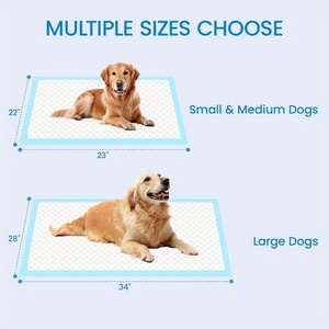 แผ่นรองฉี่สุนัขแบบย่อยสลายได้แผ่นซับน้ำสำหรับฝึกสุนัขสัตว์เลี้ยงวัสดุเส้นใยผ้าฝ้ายจากประเทศจีน - Product Image 5