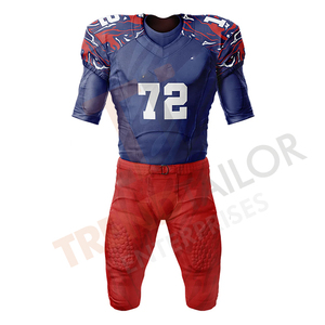 Ropa Deportiva Informal y Ropa Deportiva, Uniformes Profesionales de Fútbol Americano Personalizados - Product Image 1