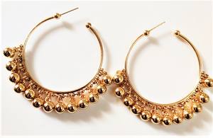 Venta al por mayor 2024 coreano hecho a mano respetuoso con el medio ambiente madera bambú ratán pendientes diseño de aro de moda para las mujeres - Product Image 3