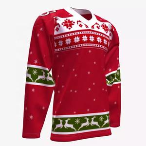 Maillot de hockey sur glace personnalisable Nouveaux vêtements de sport avec nom de club unique Chemise d'équipe OEM avec technique de sublimation - Product Image 5