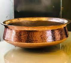 Olla Handi de cobre duradero de alta calidad, diseño Vintage, estilo clásico para el hogar, cocina, Hotel, venta al por mayor - Product Image 2