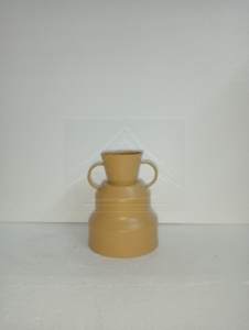 Vase à fleurs en métal rose personnalisé en usine |   Vase décoratif en métal de style nordique pour la maison et le bureau |   Vase à fleurs élégant finition mate - Product Image 4