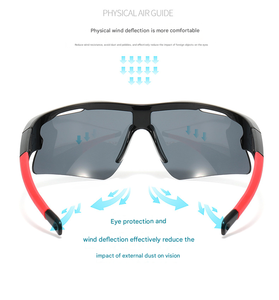 UV400 cyclisme <span class=keywords><strong>lunettes</strong></span> de soleil pour femmes hommes demi-cadre Sports de plein air nuances coupe-vent vélo <span class=keywords><strong>lunettes</strong></span> pour équitation pêche élégant en vrac - Product Image 1