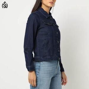 Vente en gros de vestes en jean pour femmes Vestes en jean respirantes à manches longues fabriquées au Pakistan OEM ODM desservies - Product Image 2