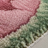 Tapis mural en polyester PET imprimé floral pour hôtel, chambre d'hôtes, couloir, hall