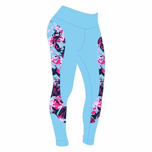Leggings de yoga à ourlet froncé pour femmes, taille haute, effet push-up, design sans couture, respirant, tissu à séchage rapide, imprimé décontracté - Product Image 1