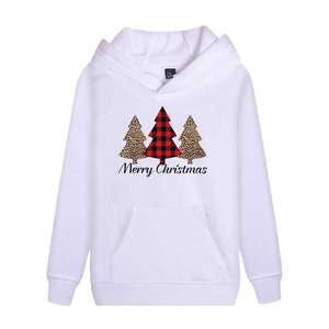 Unisex invierno Navidad Santa Claus sólido impresión Digital sudaderas con capucha para hombres mujeres gráfico pulóver sudadera con bolsillos - Product Image 4